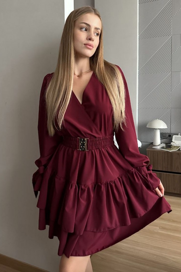 Платье с вырезом на спине AKS-202A450