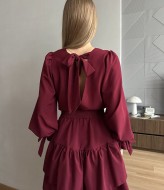 Платье с вырезом на спине AKS-202A450