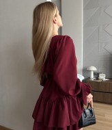 Платье с вырезом на спине AKS-202A450