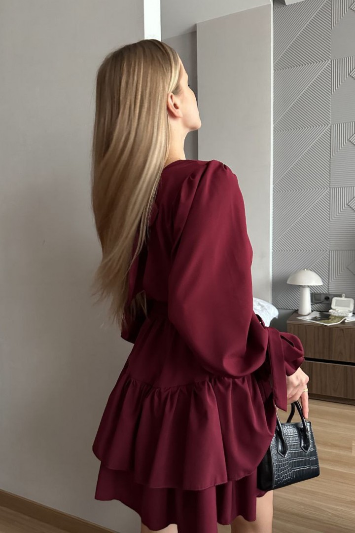 Платье с вырезом на спине AKS-202A450