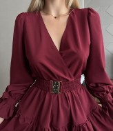 Платье с вырезом на спине AKS-202A450