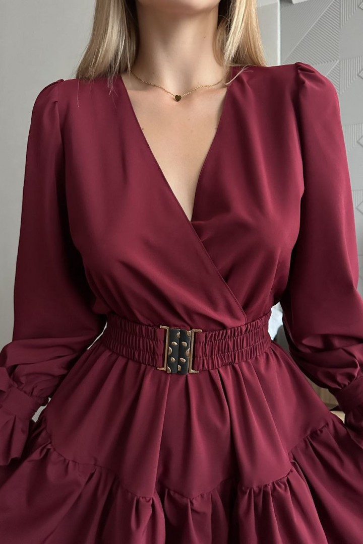 Платье с вырезом на спине AKS-202A450