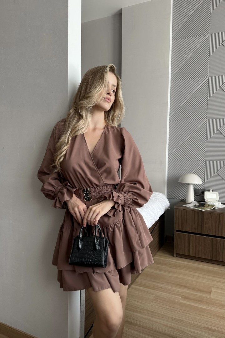 Платье с вырезом на спине AKS-202A450