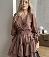 Платье с вырезом на спине AKS-202A450