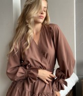 Платье с вырезом на спине AKS-202A450