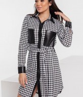 Платье комбинированное OLD-9003A15