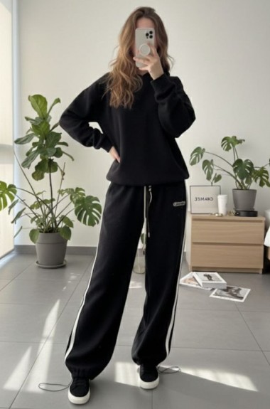 Штани на резинці зі шнурками AKS-208A1400