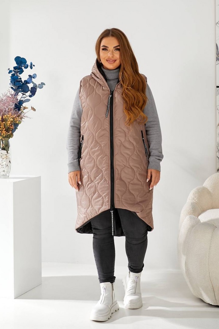 Удлиненная жилетка OLD-3249A27