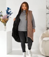 Удлиненная жилетка OLD-3249A27