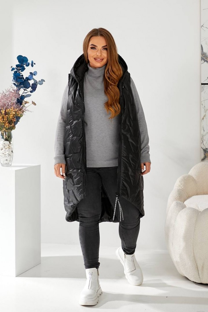 Удлиненная жилетка OLD-3249A27