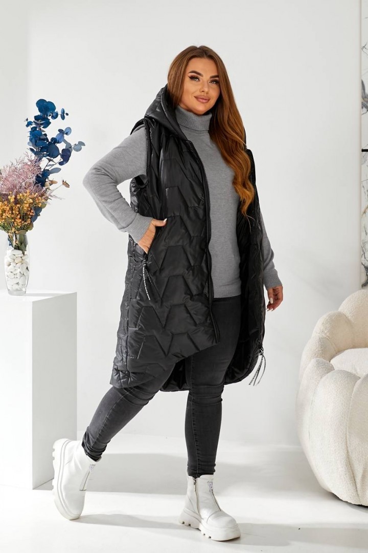 Удлиненная жилетка OLD-3249A27