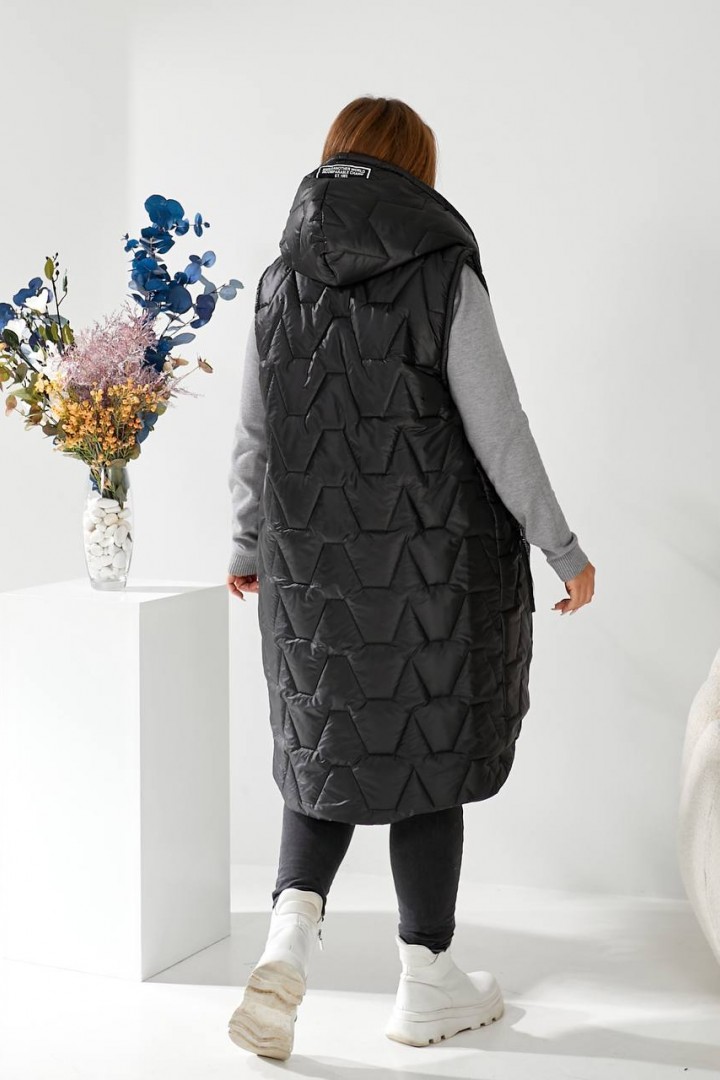 Удлиненная жилетка OLD-3249A27