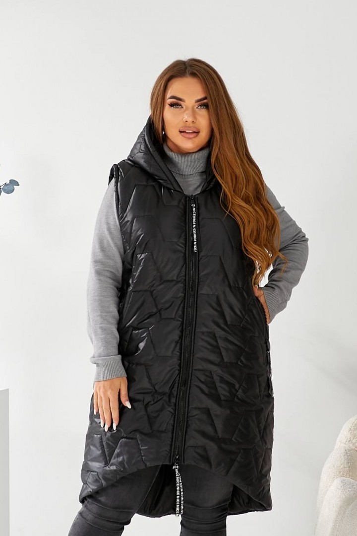 Удлиненная жилетка OLD-3249A27