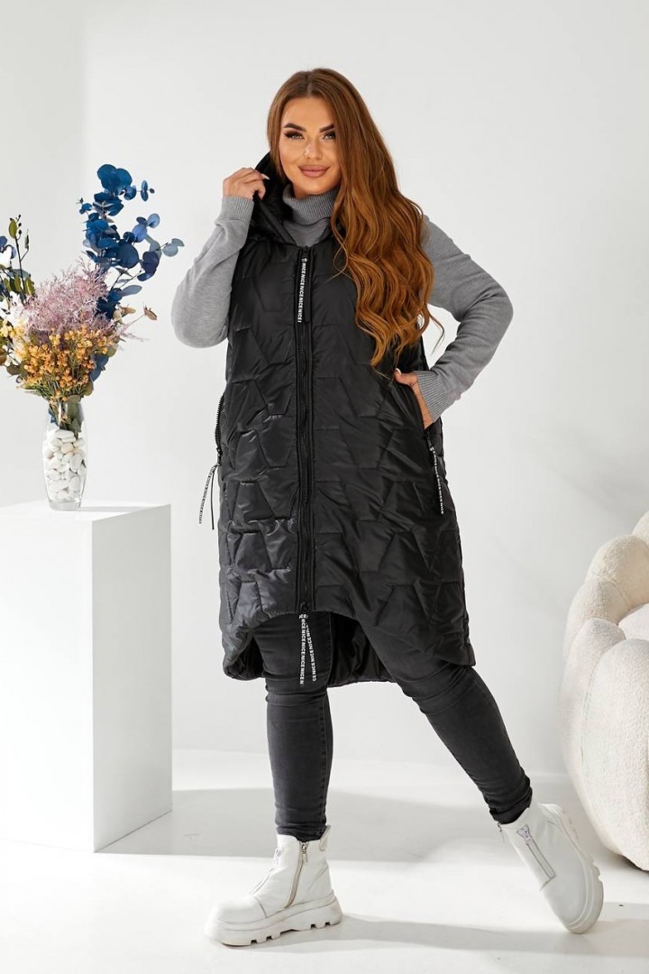 Удлиненная жилетка OLD-3249A27