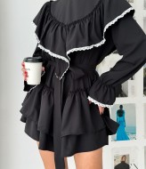 Ніжна сукня з воланами AKS-139.3A500