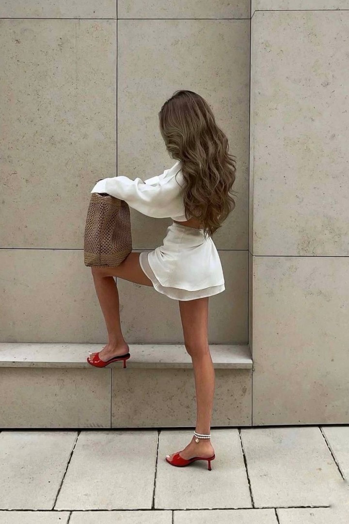 Костюм трійка сорочка, топ і спідниця BAC-923A800