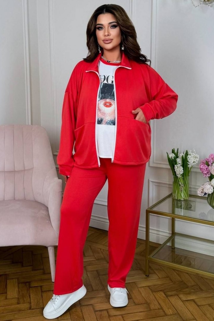 Костюм тройка кофта, футболка и брюки AD-7941.1A500