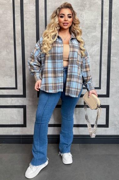 Байковая рубашка AJO-516A450 Байковая рубашка AJO-516A450