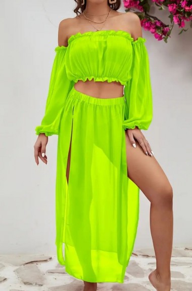 Костюм двойка топ и юбка AKS-120A400 Костюм двойка топ и юбка AKS-120A400