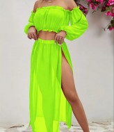 Костюм двойка топ и юбка AKS-120A400