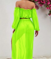 Костюм двойка топ и юбка AKS-120A400