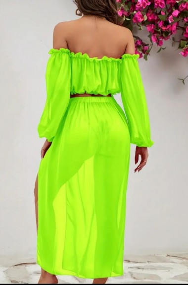 Костюм двойка топ и юбка AKS-120A400