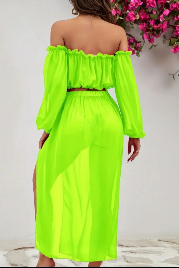 Костюм двойка топ и юбка AKS-120A400