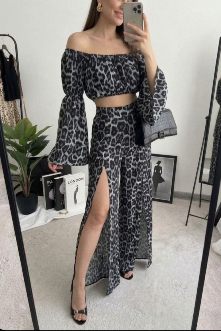 Легкий костюм топ + штани Лео AKS-174A570