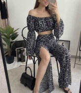 Легкий костюм топ + штани Лео AKS-174A570