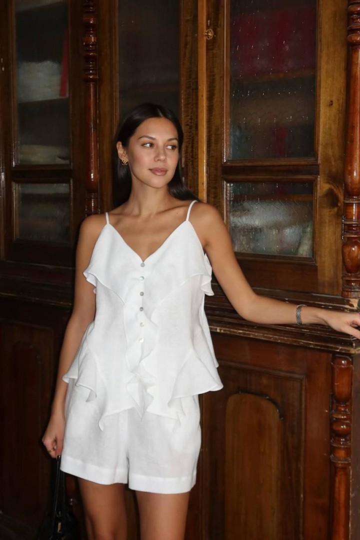 Льняной костюм двойка EST-6001A650