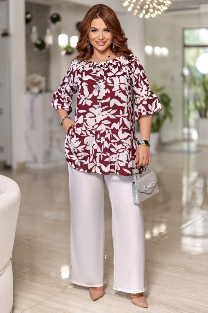 Костюм блузка и брюки IT-1446A550