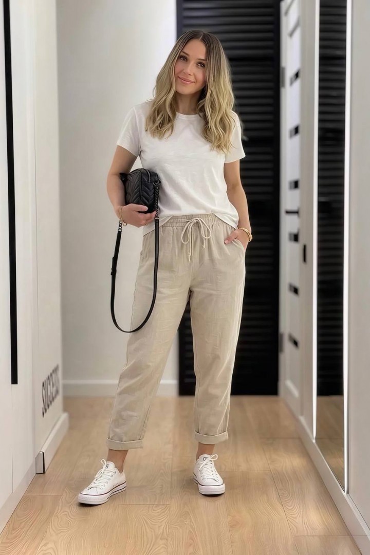 Льняні штани IMMA-188A370B450