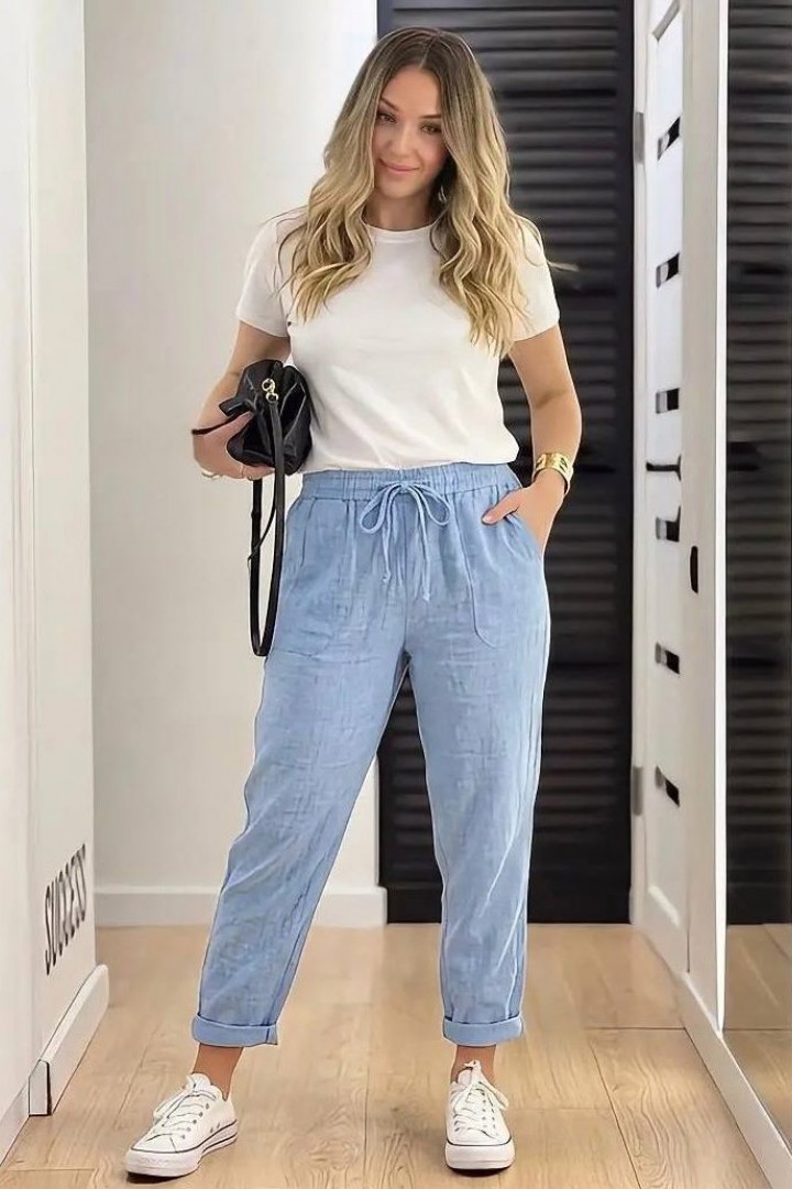 Льняні штани IMMA-188A370B450