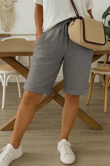 Льняные шорты IMMA-329A299