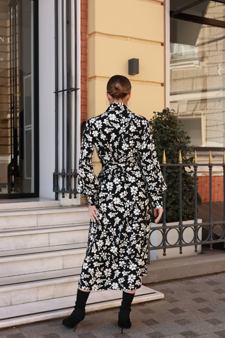 Платье с цветочным принтом IMMA-463A580B680