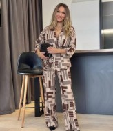Стильный костюм в трендовом принте IMMA-464A650B750