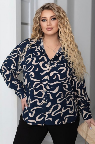 Сорочка з виразним принтом JA-848.3A400