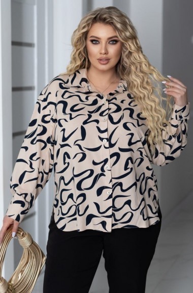 Сорочка з виразним принтом JA-848.3A400