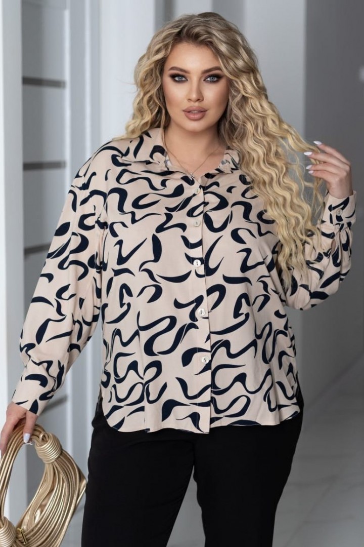 Сорочка з виразним принтом JA-848.3A400