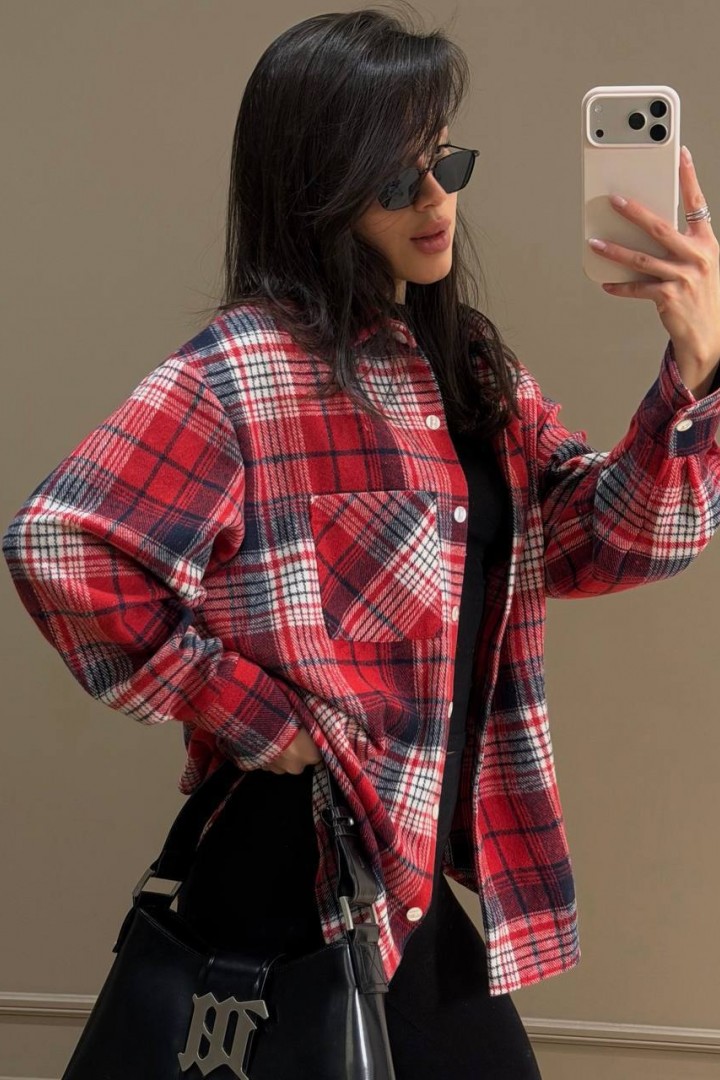 Байкова сорочка в клітинку MUS-145A500