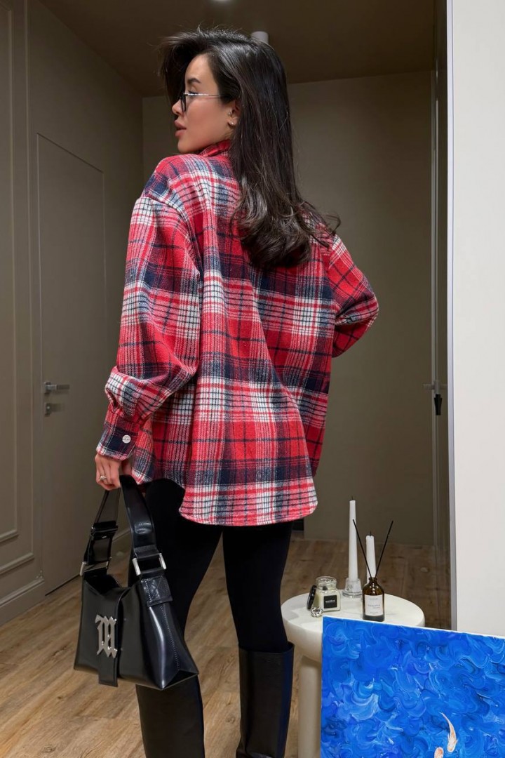 Байкова сорочка в клітинку MUS-145A500