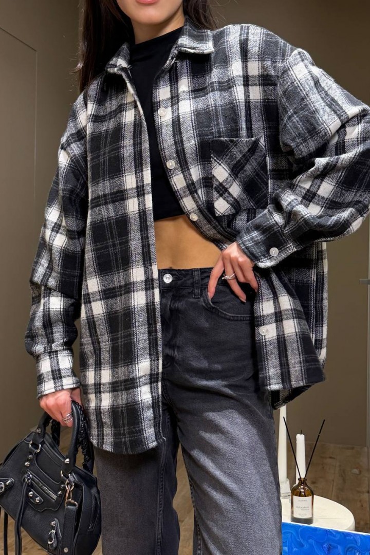 Байкова сорочка в клітинку MUS-145A500