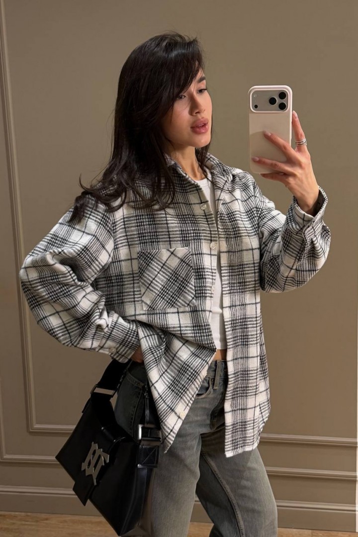 Байкова сорочка в клітинку MUS-145A500