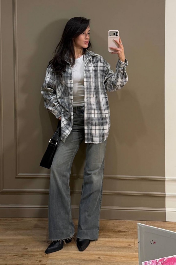 Байкова сорочка в клітинку MUS-145A500