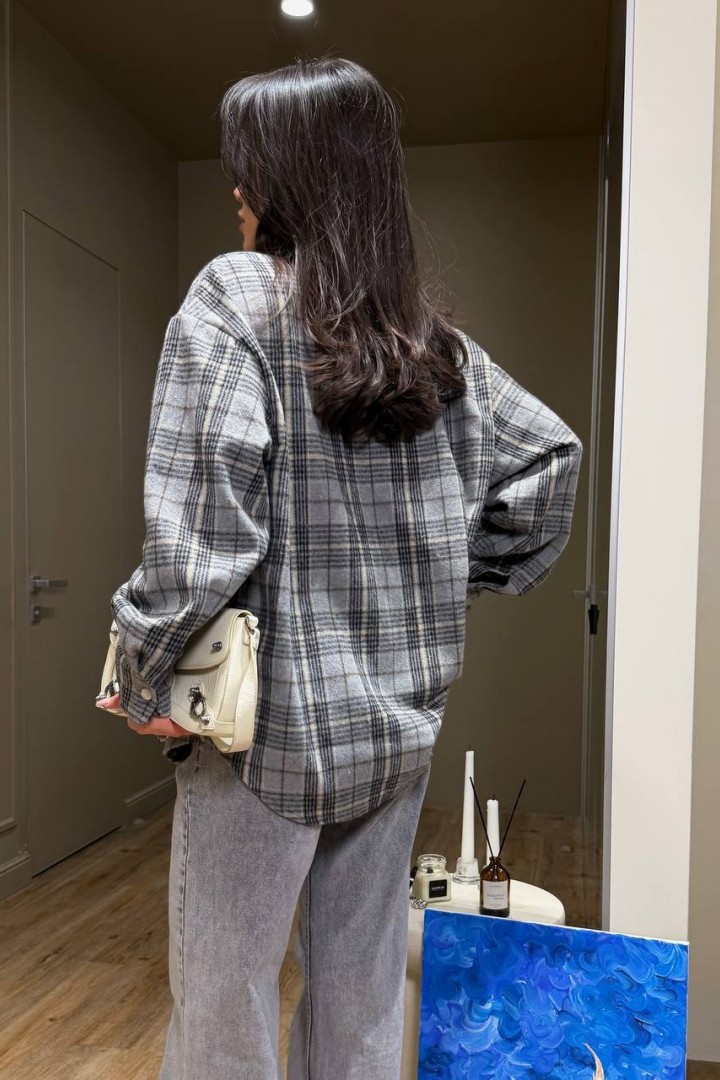 Байкова сорочка в клітинку MUS-145A500