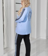 Костюм двойка пиджак и брюки с лампасами VOJ-1073A900