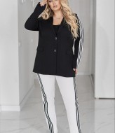 Костюм двойка пиджак и брюки с лампасами VOJ-1073A900