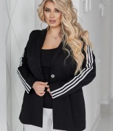 Костюм двойка пиджак и брюки с лампасами VOJ-1073A900