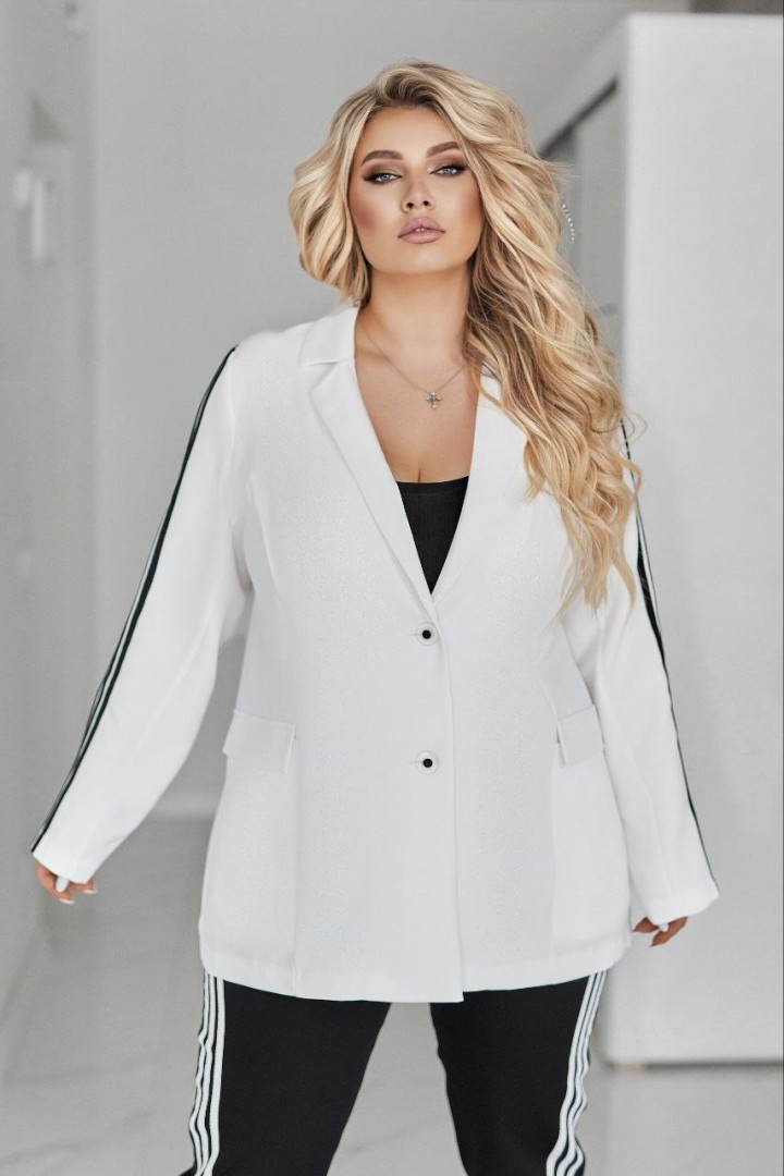 Костюм двойка пиджак и брюки с лампасами VOJ-1073A900