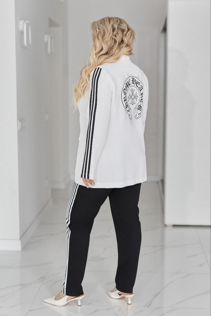 Костюм двойка пиджак и брюки с лампасами VOJ-1073A900